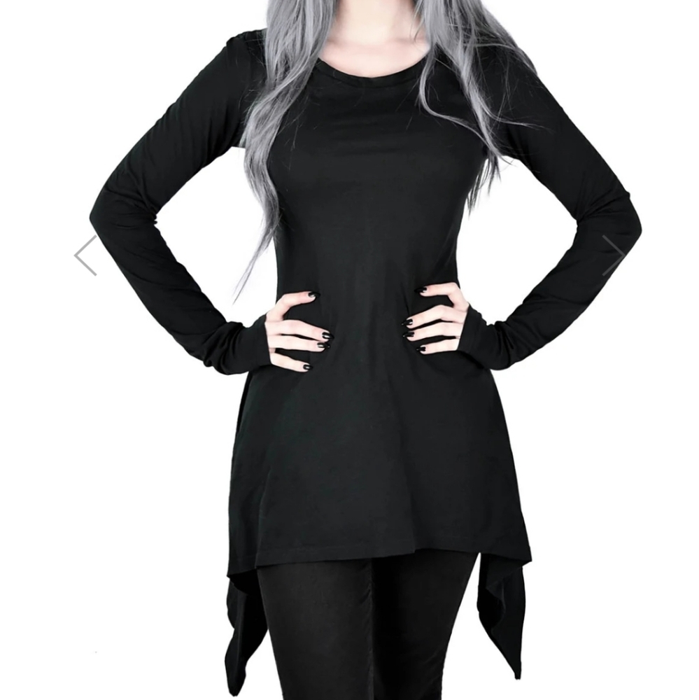 Killstar Cora Long Sleeve Top L